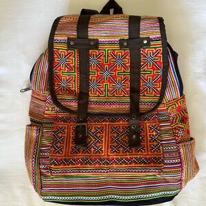 Brand New Boho Artisan backpack